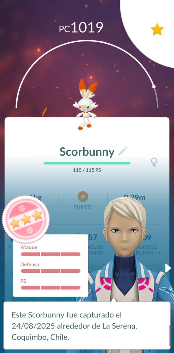 Lanny_Danny_'s tweet photo. 100% female Scorbunny!!!!!! I was so excited that I evolved it right away!!
I just love Cinderace! Although, personally, I would have preferred it to be male.
#PokemonGo #PokemonGoApp #Pokemon #pokemongomaxfinale https://t.co/r1n5saRp8F