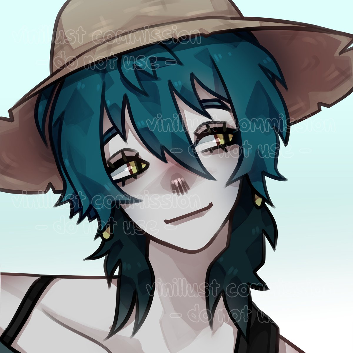 chunky shading headshot commission for <a href="/nomiyapearl/">kem (college arc)</a> on vgen!

#VGenComm #ocart