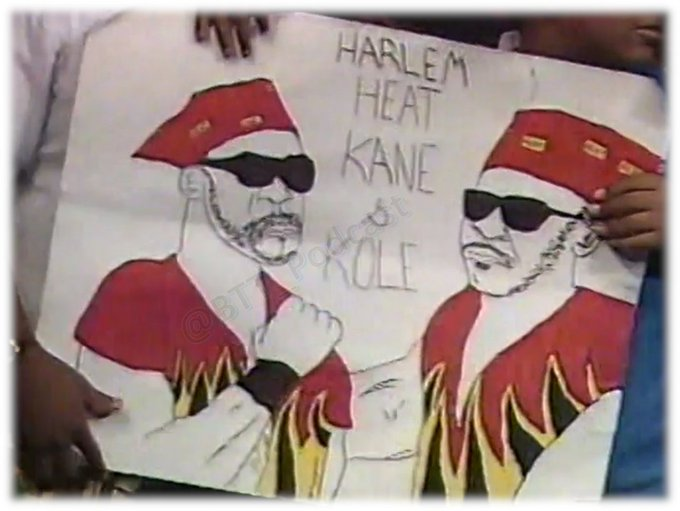 BTT_Podcast's tweet image. ICYMI: We recap WCW Sat Night on TBS from Jan 8, 1994! Harlem Heat is great!
WTH now with the "Super Shockmaster" though!?!?
Plus, Thunder & Lightning and tons of outlaw mudshow shenanigans!
Reposts GREATLY appreciated!
Download here: tinyurl.com/BTTWCWJan81994