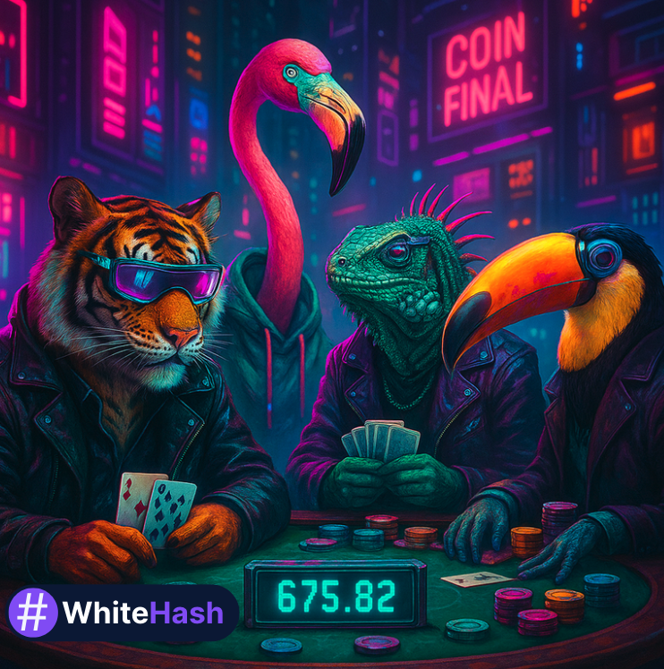 WhiteHashLotto's tweet photo. GM ☀️ #WhiteHash fam — drop a GM to join the chain 👇

🎙️ Space today 5pm UTC
🐸 PEPE giveaway (✨1 MILLION PEPE✨) : we need 50+ entrants before the Space or we’ll postpone winner to the next Space (pre‑launch on Sept 1).

Help us launch strong: Repost, tag frens, and post your own WH content all week!

#Web3 #CryptoLottery #USDC
