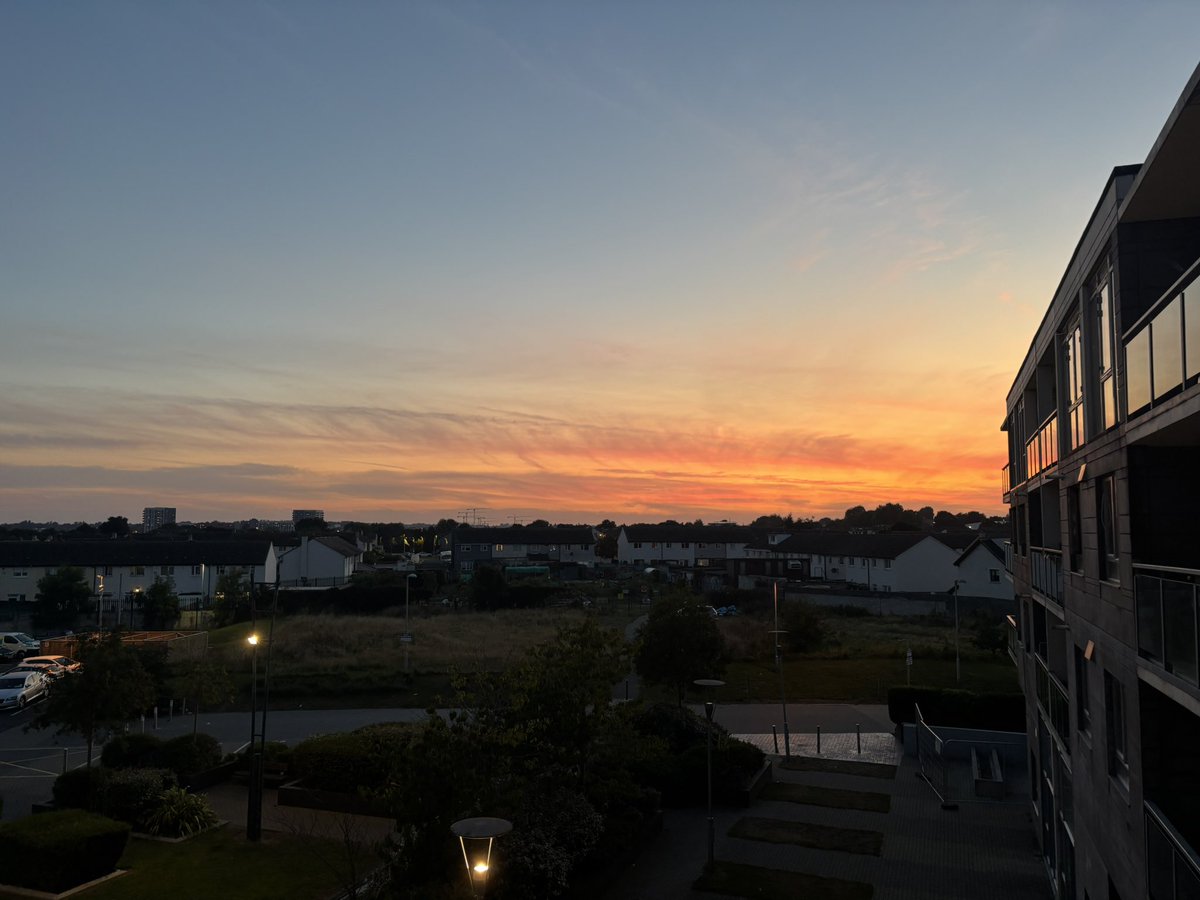 Beautiful sky this evening #dublin
