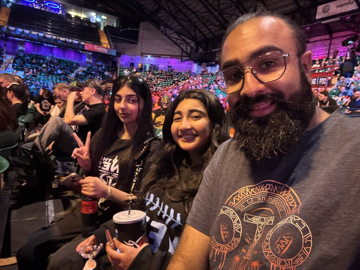 Briliant show so far can’t wait to see CM PUNK  #WWE #WWENEWCASTLE