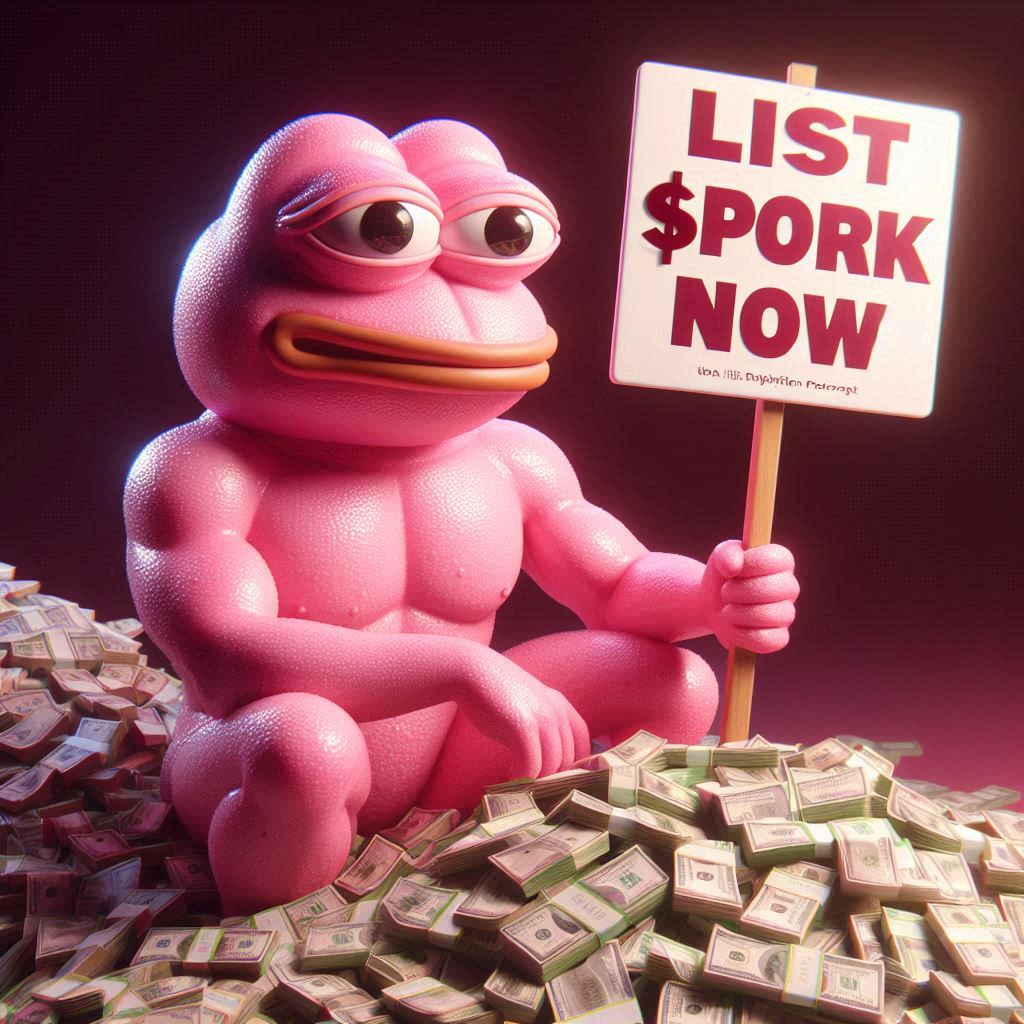 Hey <a href="/binance/">Binance</a> <a href="/cryptocom/">Crypto.com</a> <a href="/krakenfx/">Kraken</a> <a href="/Gemini/">Gemini</a> <a href="/Bybit_Official/">Bybit</a> <a href="/okx/">OKX</a> <a href="/kucoincom/">KuCoin</a> <a href="/coinbase/">Coinbase 🛡️</a> 

🐽🫵 LIST $PORK NOW 🫵🐽