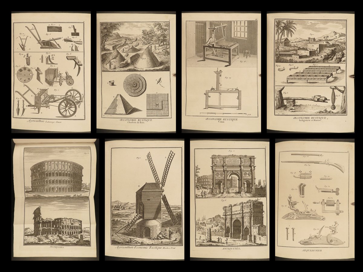 SchilbRareBooks's tweet image. A book of valuable engravings, containing illustrations of architecture, agriculture, and the alphabet! 1791 Denis Diderot’s "De Planches." Interested? ow.ly/7Osb50WIEGe
Want more? ow.ly/ZcmV50WIEGf

#French #Encyclopedia #Architecture #RareBooks #SchilbAntiquarian
