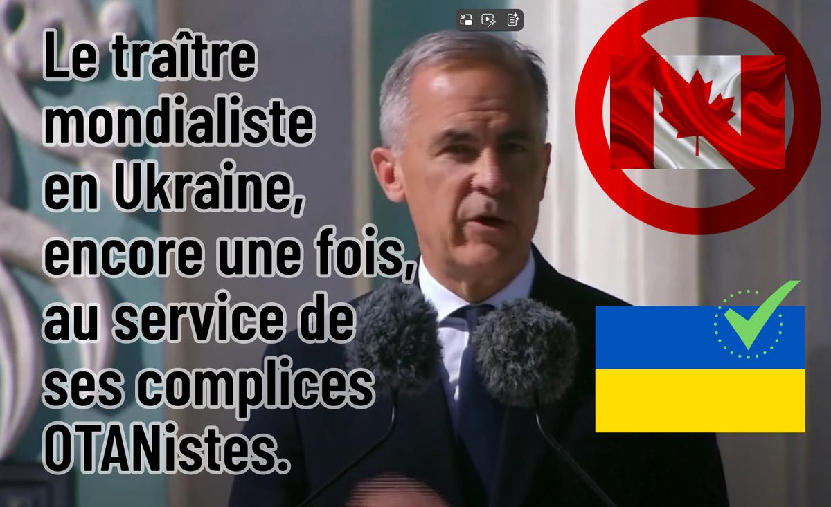 Vous ne rêvez pas...

"Depuis le début de l’invasion de l’Ukraine par la Russie en février 2022, le Canada a fourni une aide de près de 22 milliards $ à l’Ukraine."

forum.chaudiere.ca/viewtopic.php?…

22

Milliards.

Partis.

Pouf!

En fumée!

Qui n'ont AUCUNEMENT servi les Canadiens... et