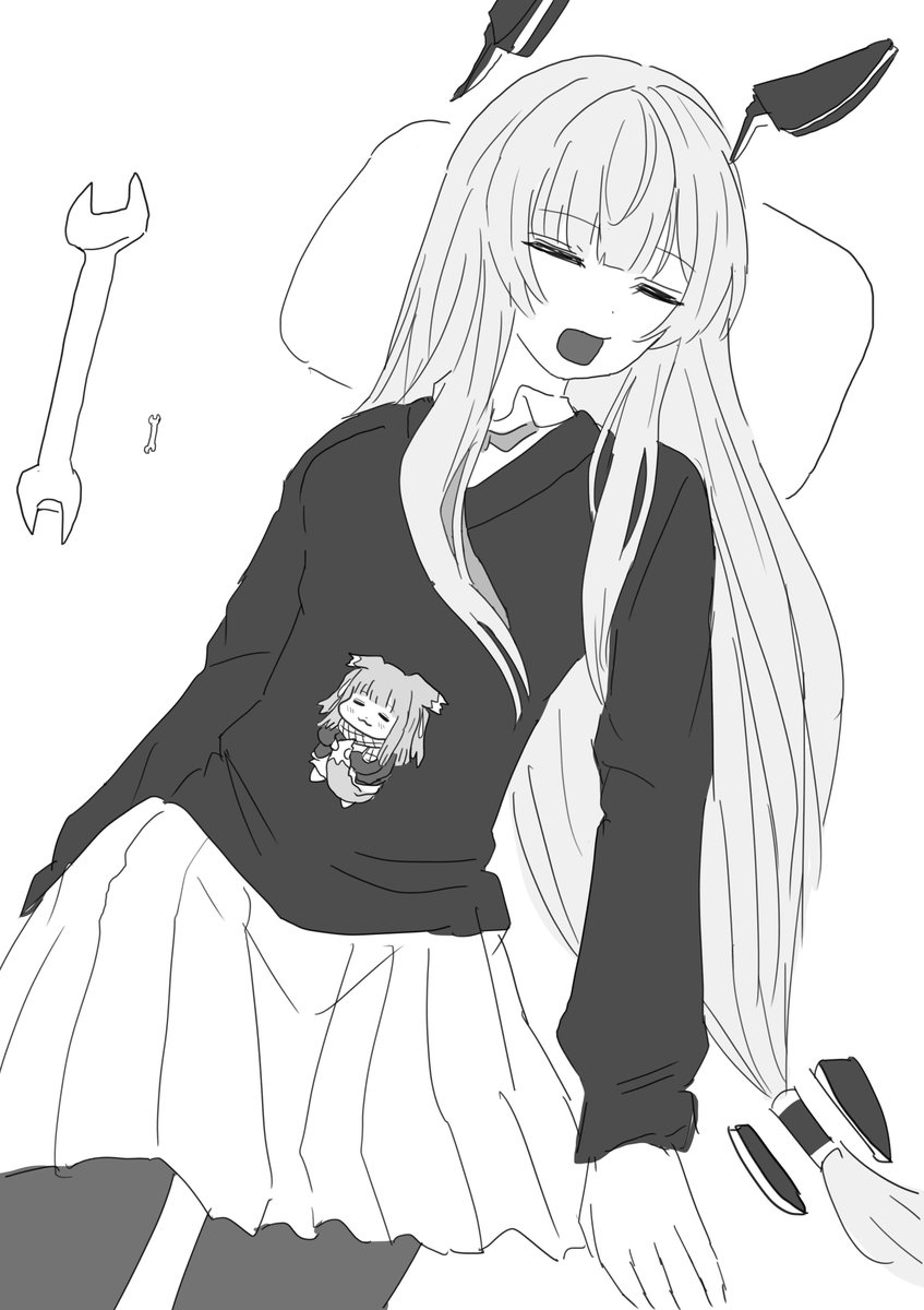 ウタハ先輩とミニ塚(再掲)