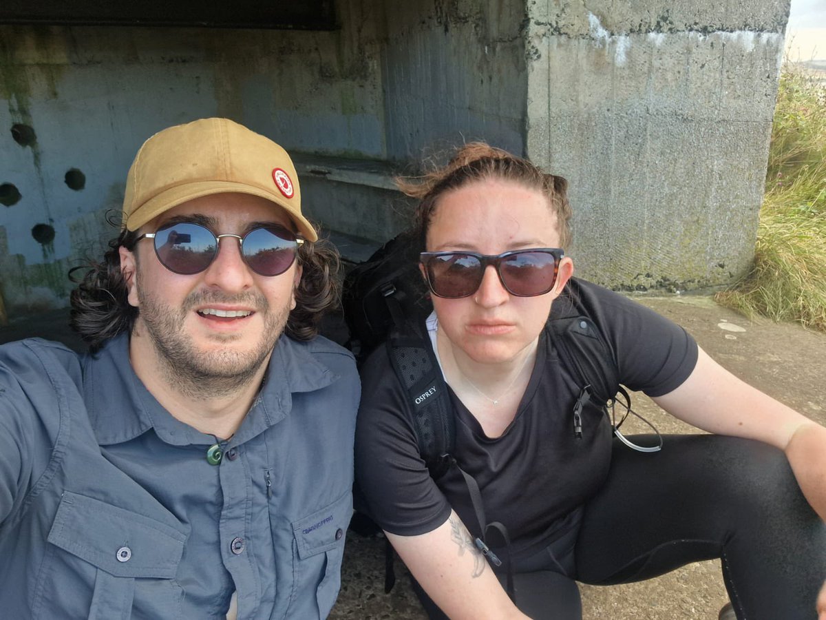 Really enjoying the multiple day hike as you can see in this photo