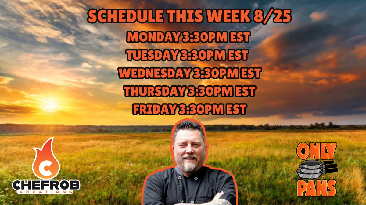 ChefRobCr8tions's tweet image. Join us live at twitch.tv/chefrobcreatio… and see what&apos;s cooking this week
#fireuptheflavor