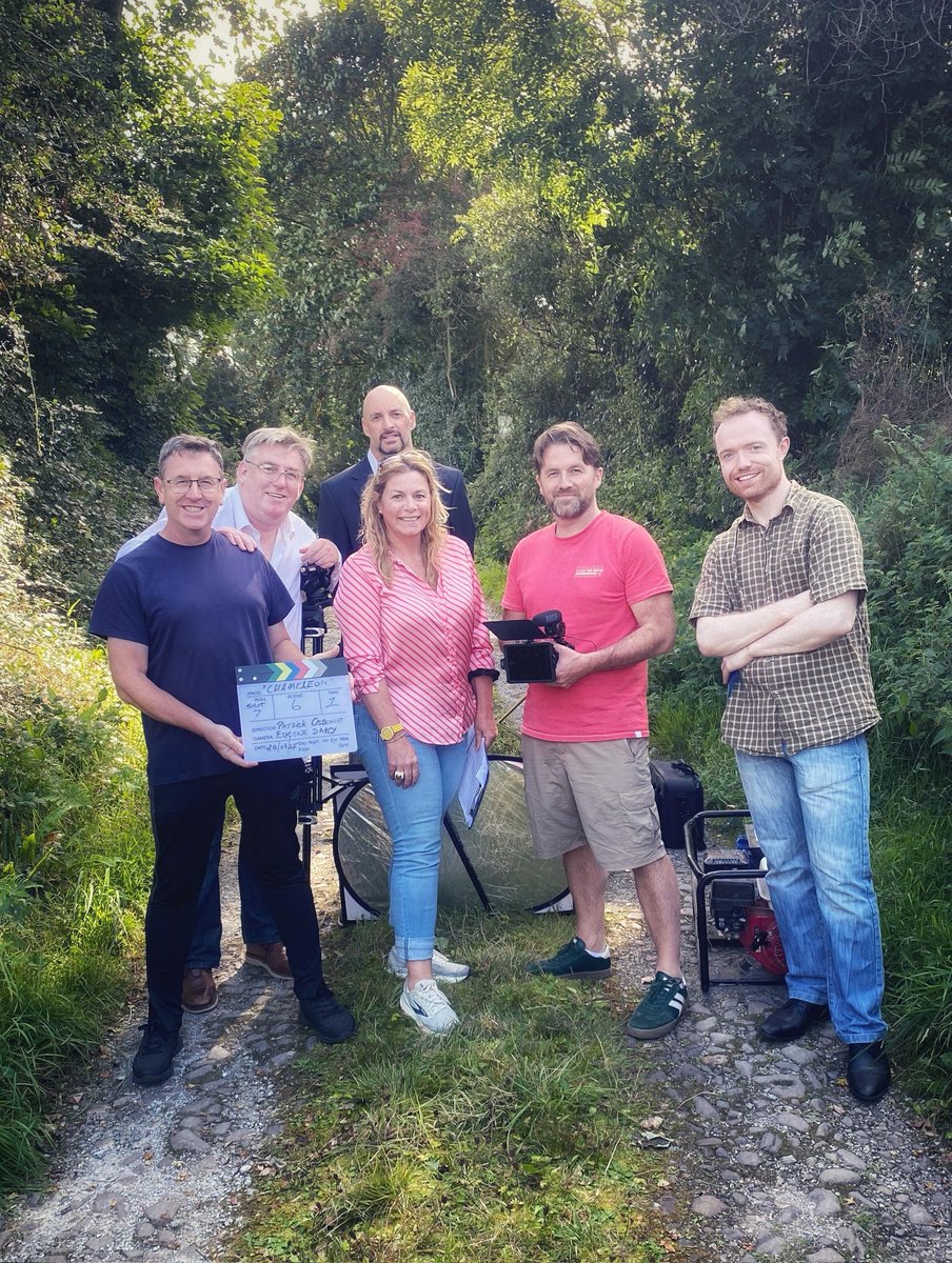 On location in Kerry, Ireland shooting my new short film, a dark thriller called Chameleon with brilliant, talented people.