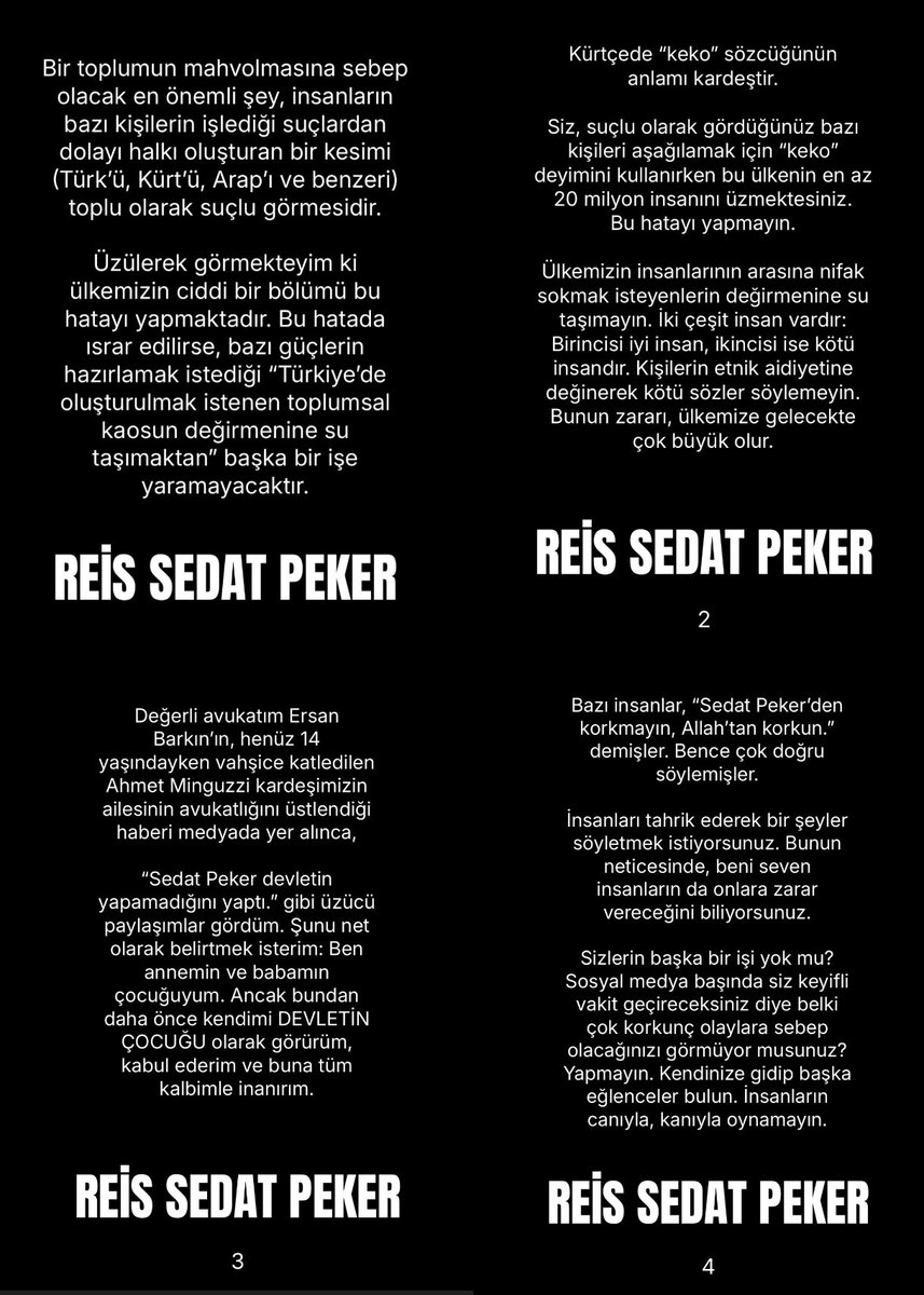 Kamuoyuna Duyurulur

@Sedat_PEKER