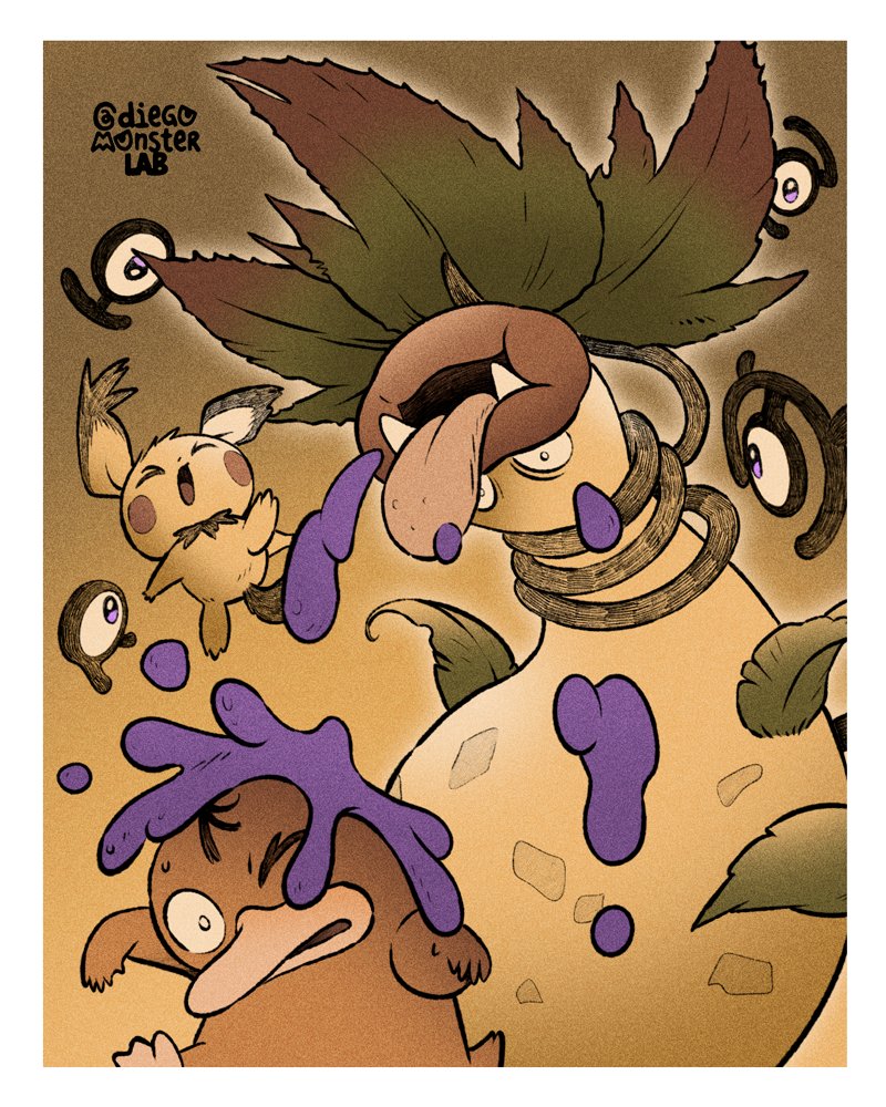 fanart de la vomitona #megavictreebel 🫠