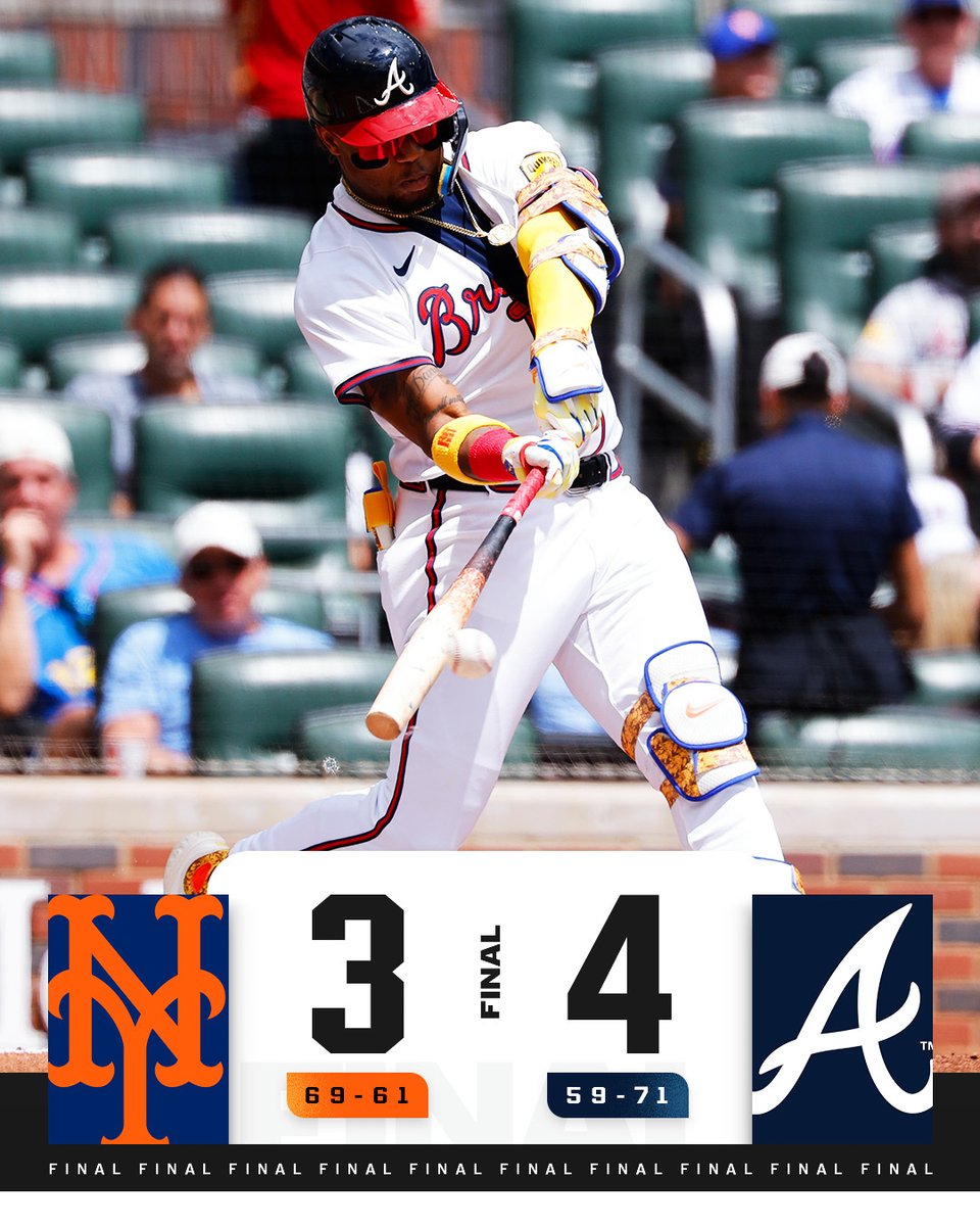 The <a href="/Braves/">Atlanta Braves</a> score 2 in the 8th to avoid the sweep.
