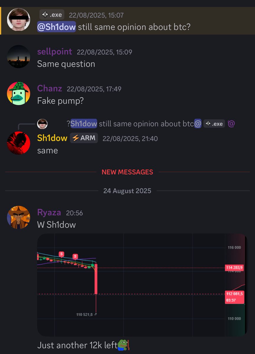 Sh1dow007's tweet image. Ignore noise, listen to sh1dow ✅ $BTC