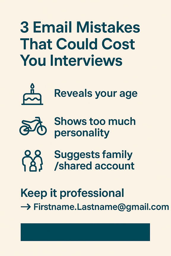 RIFResumes's tweet image. Your email address could be killing your job chances 👀
rifresumes.com/blog/is-your-e… #JobSearch #CareerTips #ResumeHelp #Hiring #JobSeekers