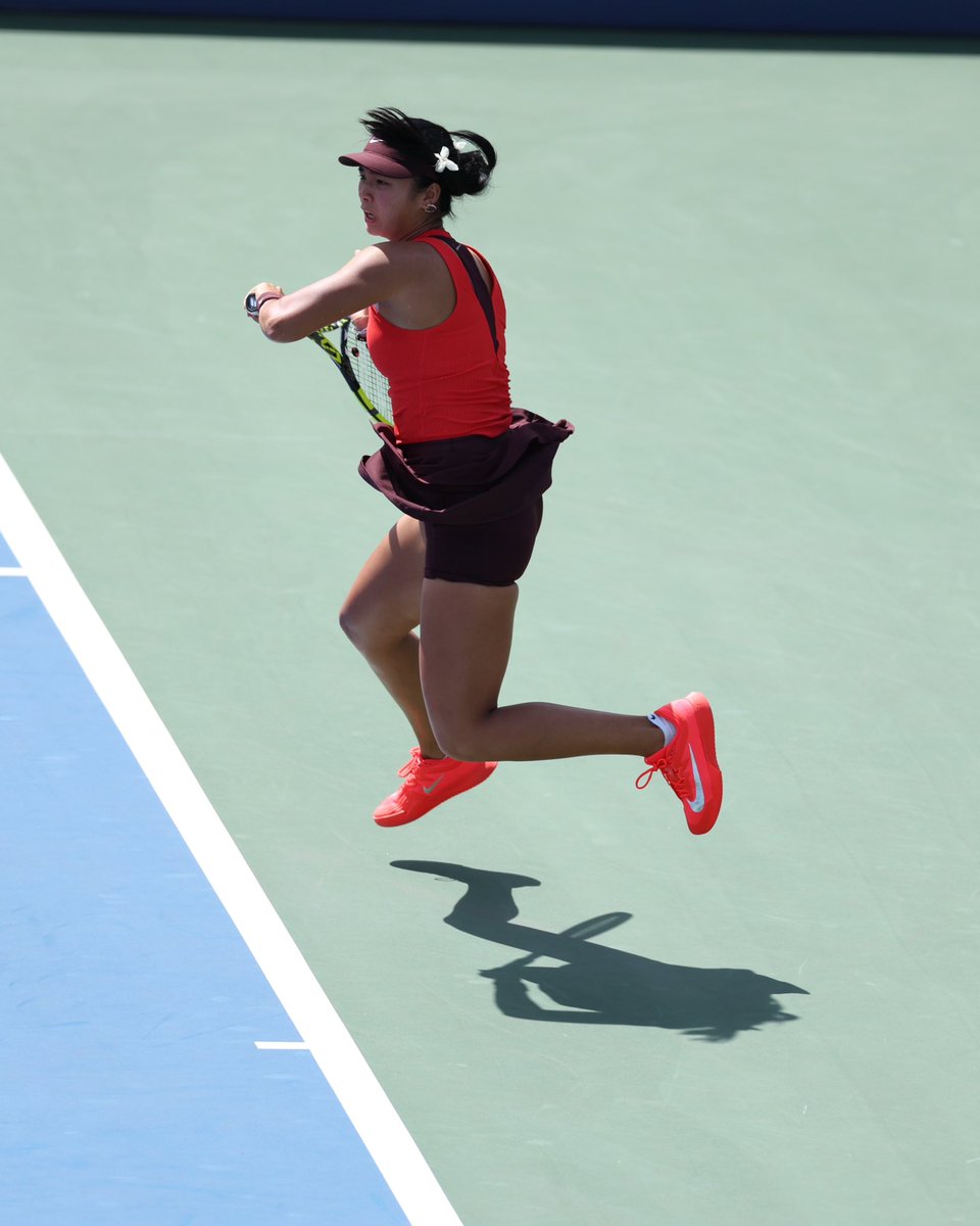 A resilient performance by Alexandra Eala to knock out 14th seed Clara Tauson 🇵🇭👊

#USOpen