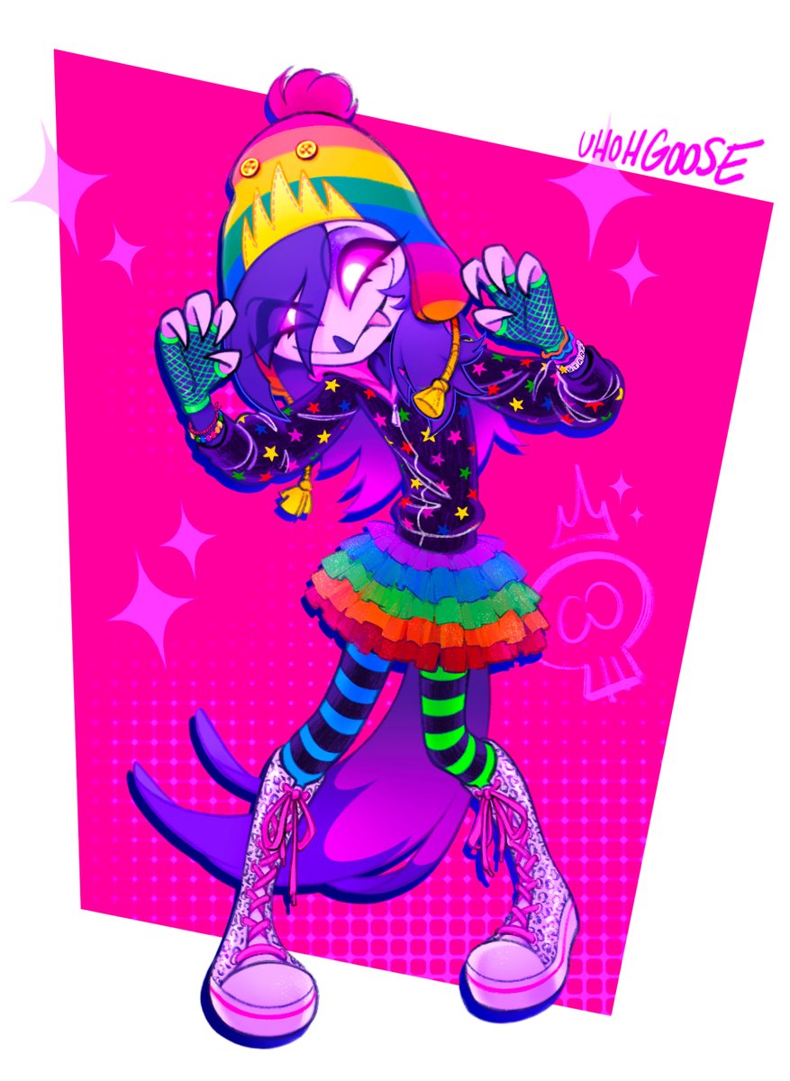 &lt;3xXx_Its Octavia!!_xXx&lt;3

saw this very 2000s Scene Kid outfit and knew in my heart she would’ve loved this at 13-14.
 #helluvaboss #helluvabossfanart #octaviagoetia