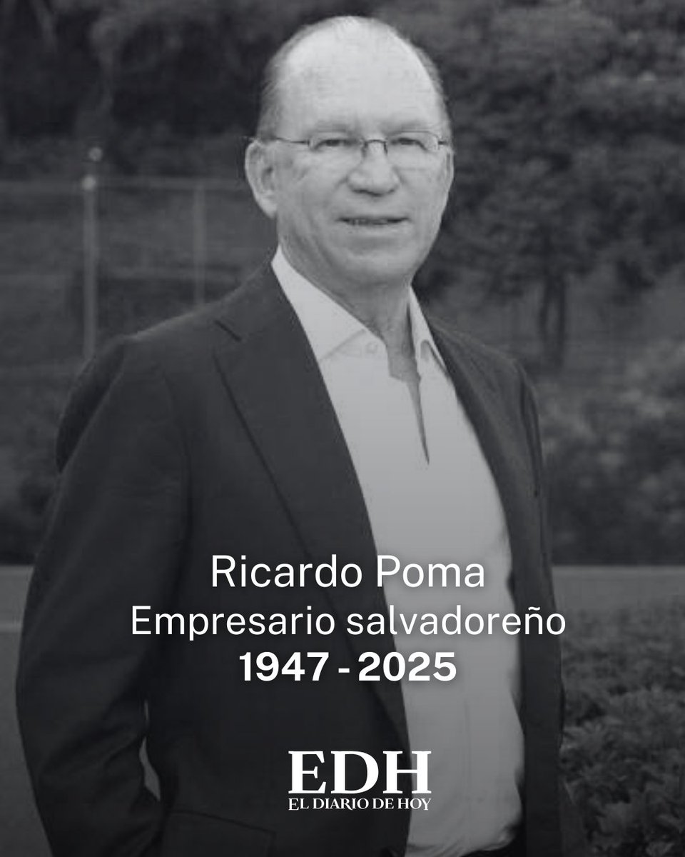 #Noticias | Ha fallecido Ricardo Poma, quien es considerado un empresario icónico cuya labor transformó no solo los negocios, sino también el tejido social del país.

Lee más ➡️ bit.ly/4lKPkCq