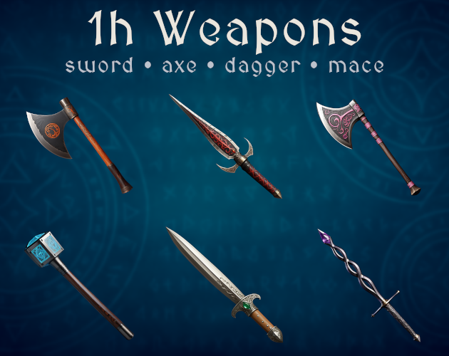 higalinavault's tweet photo. New drop: 40 One-Handed Weapon Icons // Semi-Realistic ⚔️
Swords • Daggers • Maces • Axes
Clean silhouettes, crisp materials, UI-ready
🎨 512×512 PNGs · transparent background
🔓 no attribution required
👉 https://t.co/EmJhPHHOfR
#indiedev #gamedev #2DArt #FantasyIcons #GameAssets #HandpaintedAssets
If you use them, I’d love to see your inventory/UI screenshots!