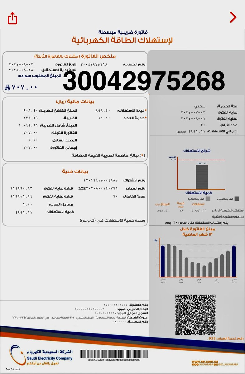 من الخاص✓

حالة إنسانية
(رجل معسر وكبير)
(ظروفه صعبه)
(موقوف خدمات 4 سنوات)

🔴ف⚡️كهرباء

30042975268

(من يسّر على مُعسر
يسّر الله عليه في الدنياوالآخرة)
اللهم من كان سبباًفي سدادهااونشرها
ففرج همه وارزقه من حيث لايحتسب

يارب🤲
#أرض_عامرة
#ريال_مدريد_ريال_اوفييدو