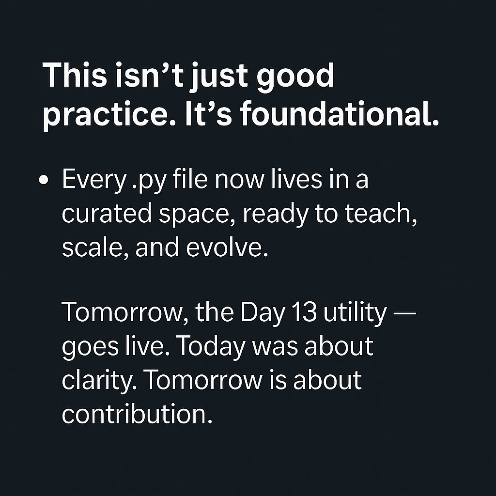 dev1Aashish's tweet image. Clarity over clutter. Control over chaos. Today was a setup day — tomorrow, we ship. 🚀 
#Python #VirtualEnvironment #ModularDesign #LearningInPublic #OpenSourceJourney #TechWithPurpose #BTechDiaries #AIandDataScience #ReproducibleWorkflows