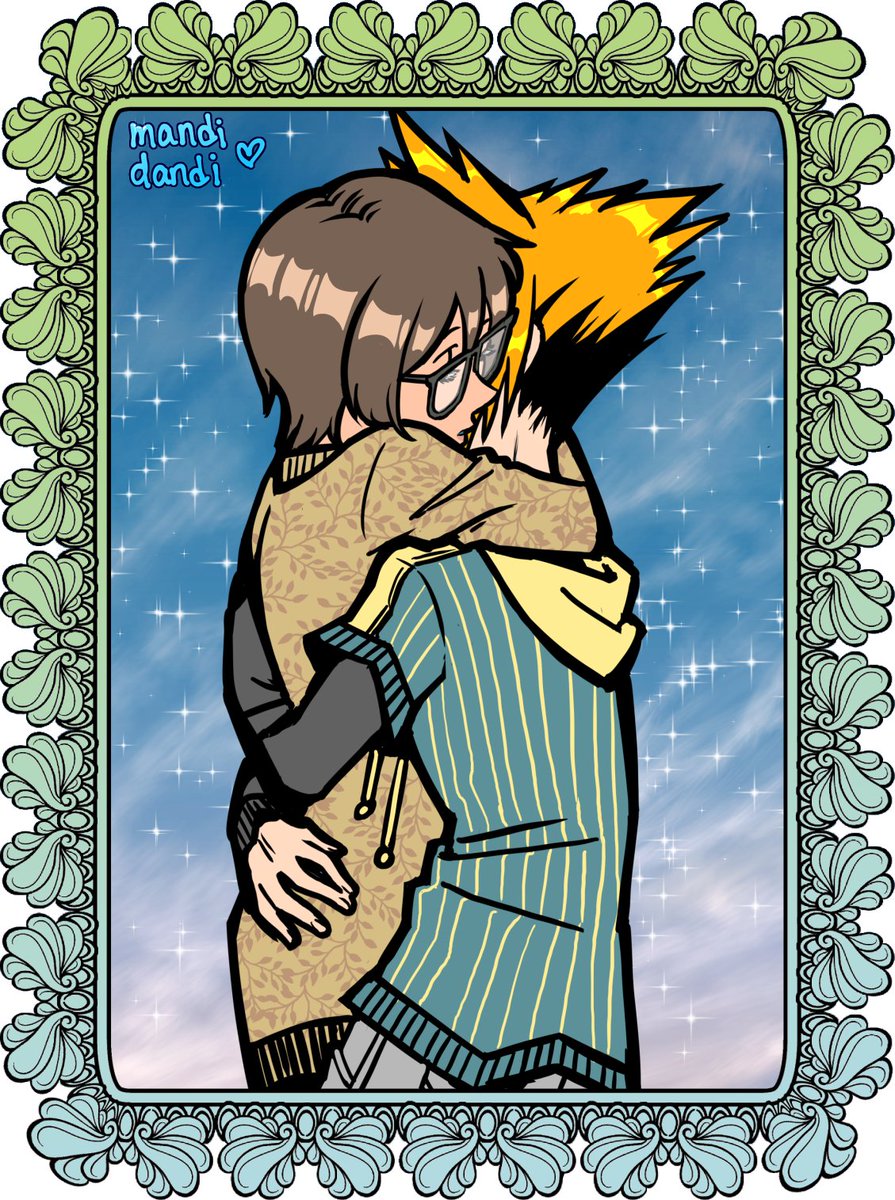 mandidandiart's tweet photo. HAPPY #NEKUSHIKI DAY TO THE BEAUTIFUL WONDERFUL AMAZING SHIKI MISAKI AND that other guy #neshikiday2025 #nekusakuraba #shikimisaki #neshiki 🩵💚 https://t.co/PMotD5ZMzY
