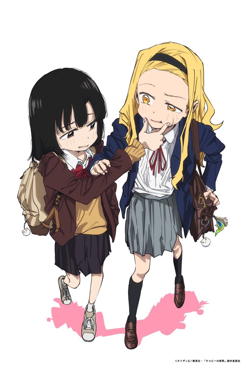 Inku_fr's tweet photo. NOUVELLE ILLUSTRATION pour l'anime LE PÉCHÉ ORIGINEL DE TAKOPI ! 🐙

Shizuka et Marina ! https://t.co/4XEWIiNlyw
