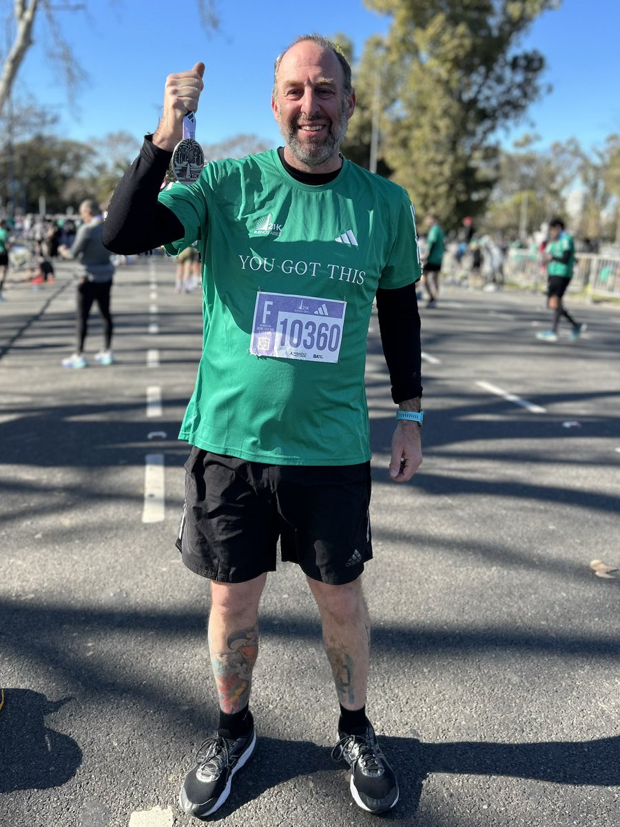 21 K media maratón de Buenos Aires 

Lo dimos todo ❤️