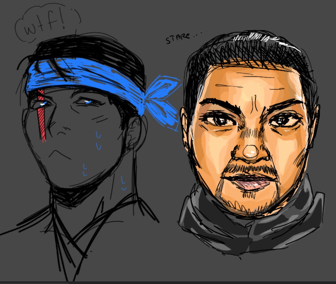 SnarkyROAR's tweet photo. some subscorp doodles with moot https://t.co/Syzj695Qkq
