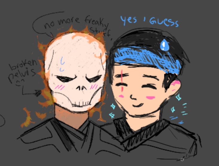 SnarkyROAR's tweet photo. some subscorp doodles with moot https://t.co/Syzj695Qkq