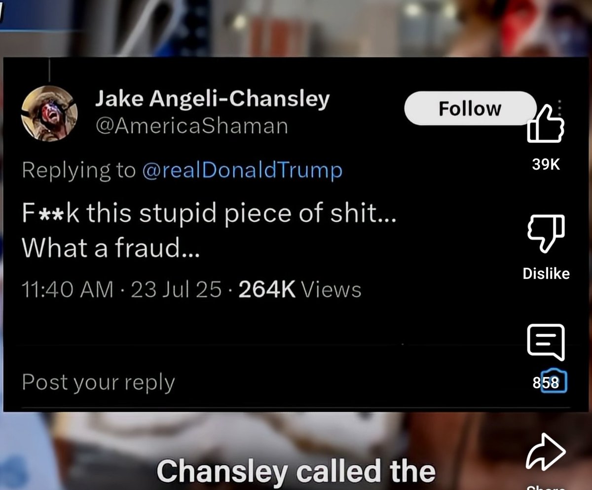2RickySpanish's tweet photo. @AmericaShaman Nothing to do with this post. Mister shaman. The all American man. Why did you go to prison for this man and now change your mind on his intentions? Is it because hes a clown? A liar? A scumbag? An abuser of political systems? Let's hear the story. Did he pay you off? Let's hear. https://t.co/y6tvBMJxtT