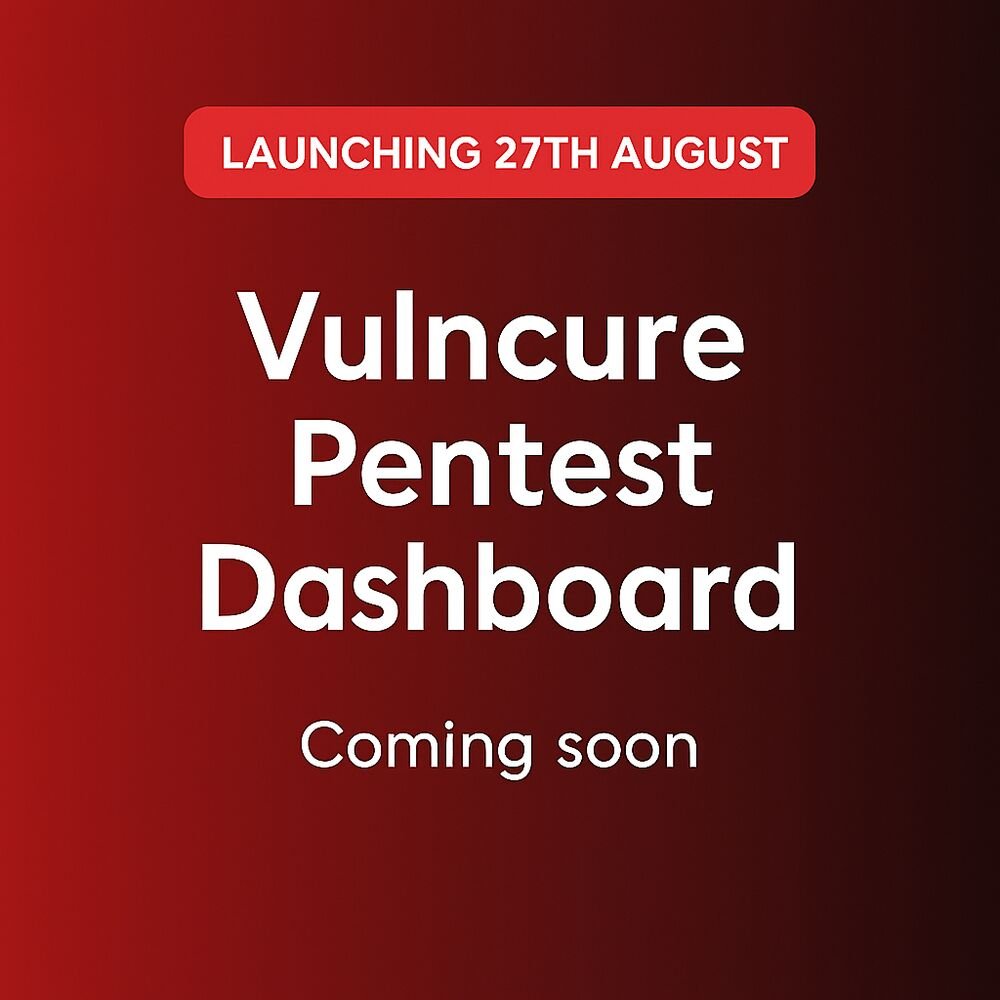 Vulncure (@vulncure) on Twitter photo ๐ Coming Soon
โจ Security doesnโt have to be complicated.
On 27th August, weโre unveiling the
Vulncure Pentest Dashboard โ built for leaders who canโt afford delays.
โ๏ธ Request pentests in seconds
โ๏ธ Track vulnerabilities in real time
โ๏ธ Access clear, jargon-free reports
โ๏ธ ๐ Coming Soon
โจ Security doesnโt have to be complicated.
On 27th August, weโre unveiling the
Vulncure Pentest Dashboard โ built for leaders who canโt afford delays.
โ๏ธ Request pentests in seconds
โ๏ธ Track vulnerabilities in real time
โ๏ธ Access clear, jargon-free reports
โ๏ธ