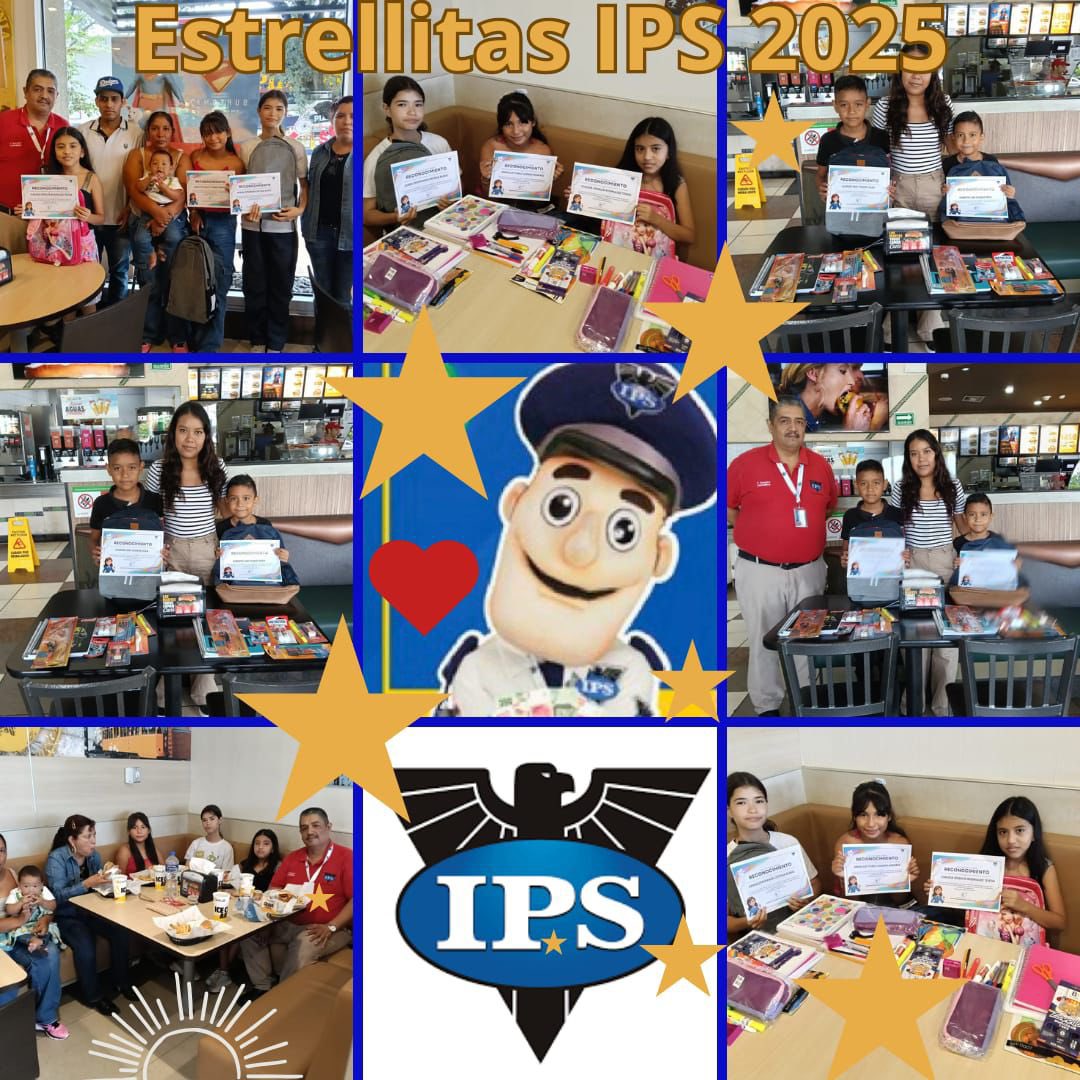 En <a href="/S_GrupoIPS/">Grupo IPS</a> sabemos que el verdadero brillo está en la familia: con más de 25 programas de reconocimiento, Estrellitas Brillantes celebra a los hijos de nuestros colaboradores que destacan en sus estudios con un día lleno de diversión, premios y orgullo compartido.