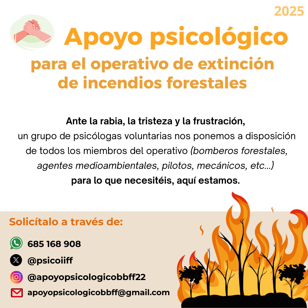 Bombera 51 🌲🔥🚒 (@vanesamolinafde) on Twitter photo No olvidemos lo importante que es la salud mental. Estos días se han vivido situaciones muy difíciles,así que si necesitas hablar o conoces a alguien que lo necesite, no dudes en hablar con ellas. Gracias <a href="/psicoiiff/">Grupo de apoyo psicológico #IIFF</a> por estar ahí al pie del cañón. No olvidemos lo importante que es la salud mental. Estos días se han vivido situaciones muy difíciles,así que si necesitas hablar o conoces a alguien que lo necesite, no dudes en hablar con ellas. Gracias <a href="/psicoiiff/">Grupo de apoyo psicológico #IIFF</a> por estar ahí al pie del cañón.