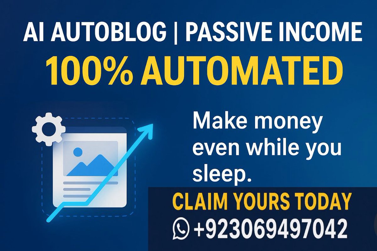 #AIautoblogWebsite #AIblogging2025 #PassiveIncomeWithBlogging #MakeMoneyOnlineWithAutoblog #AutomatedBloggingWebsite #BestAutoblogService #AdSenseAutoblogWebsite #AffiliateAutoblogWebsite #BloggingWithoutWriting #HowToStartABlogIn2025 #AIContentAutomation #AutoUpdatingWebsite