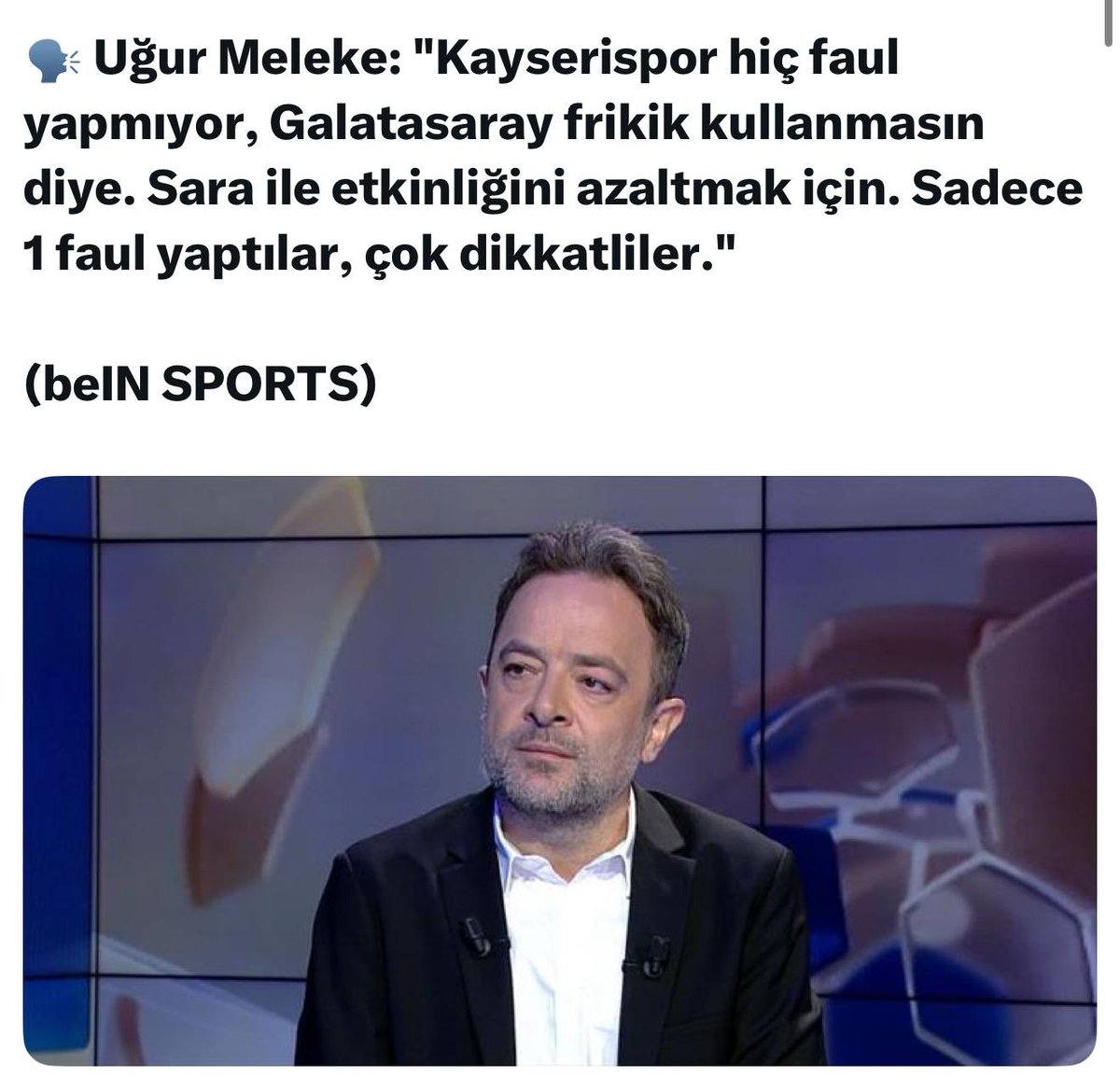 Sportif değeri olmayan ligi aklama timinin başı bu..