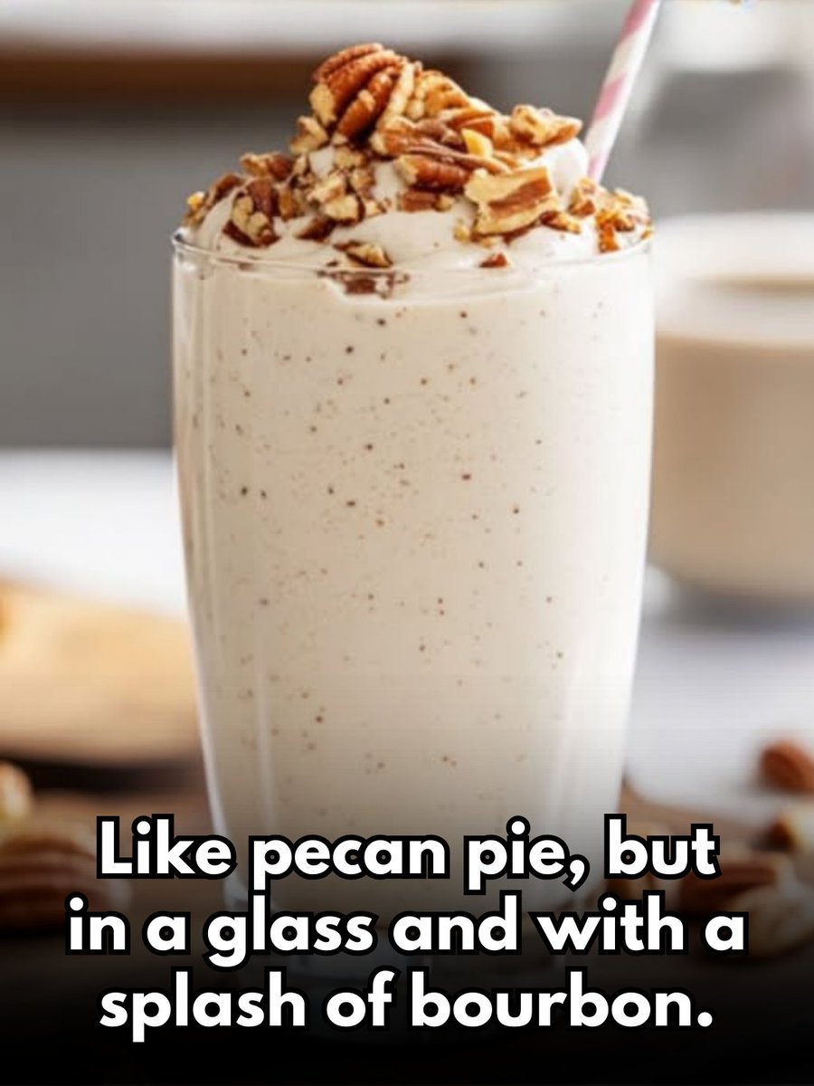 Pecan Pie Bourbon Milkshake: sweet, nutty, and spiked with bourbon. 🍸🥜
Save the recipe mybartender.com/recipe/pecan-p…