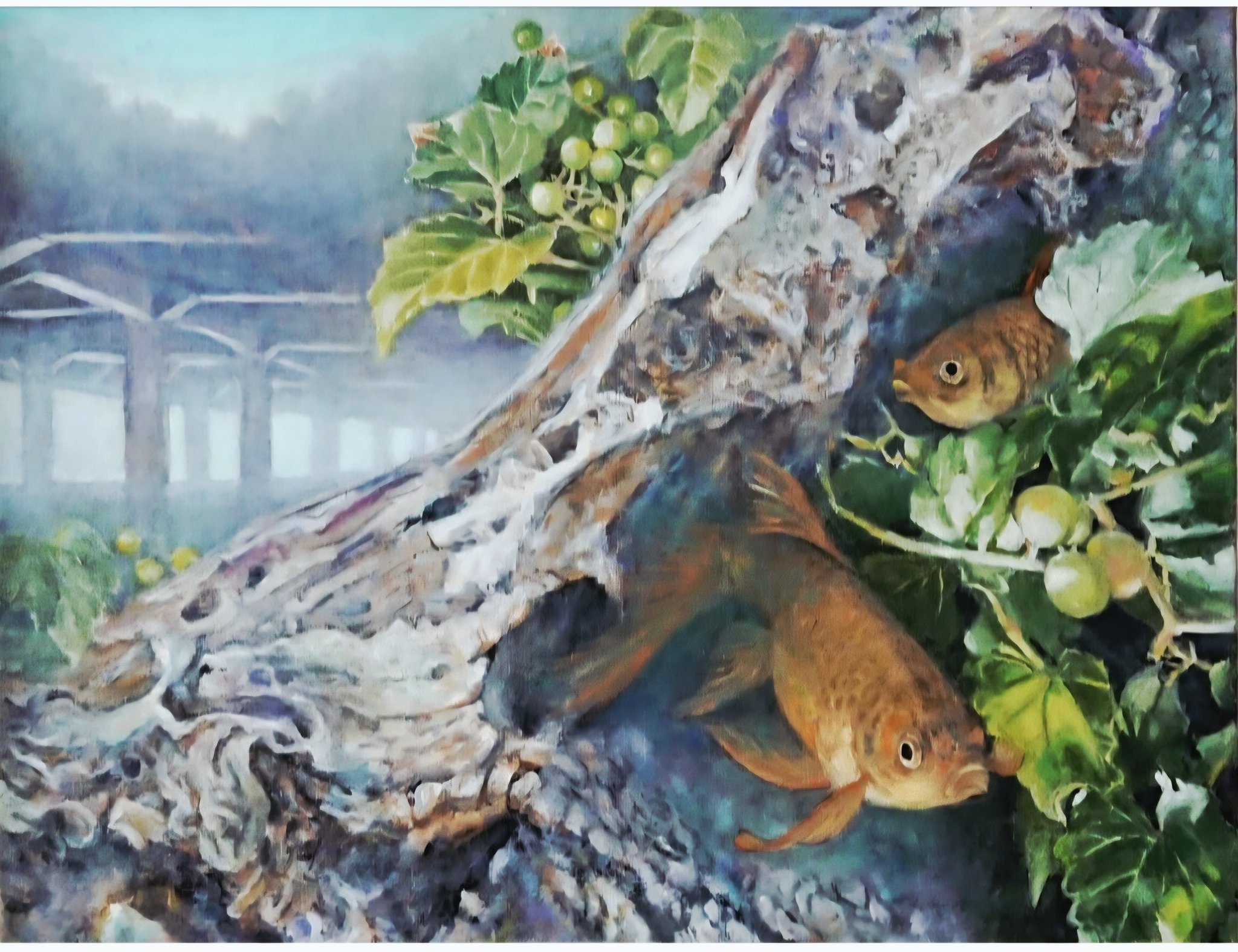 井上 司「思い出」油彩画 F6 井上 司「思い出」油彩画 F6
