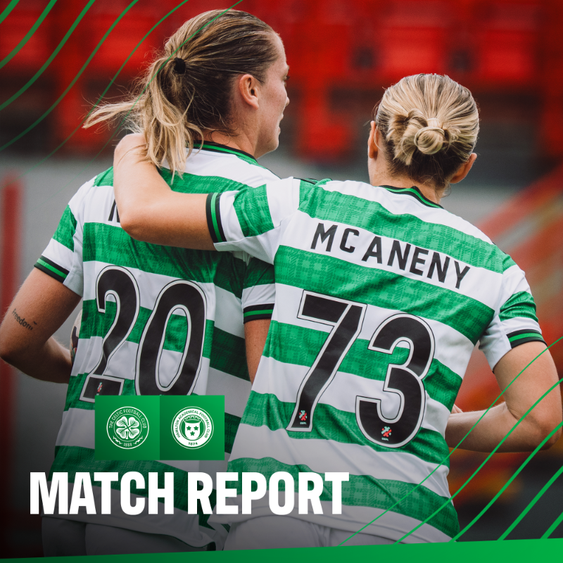 CelticFCWomen's tweet photo. 📰 Celts down Hamilton with five-star performance!
💻 Recap on Sunday's 5-0 win over Hamilton Accies ⤵️
#CELHAM | #CelticFC🍀