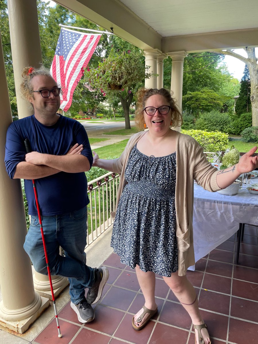 Went to a local brunch encouraging open conversation with neighbors about partisan issues.  Gave the disability perspective to interesting feedback. My girlfriend and I looked as good as the place setting.