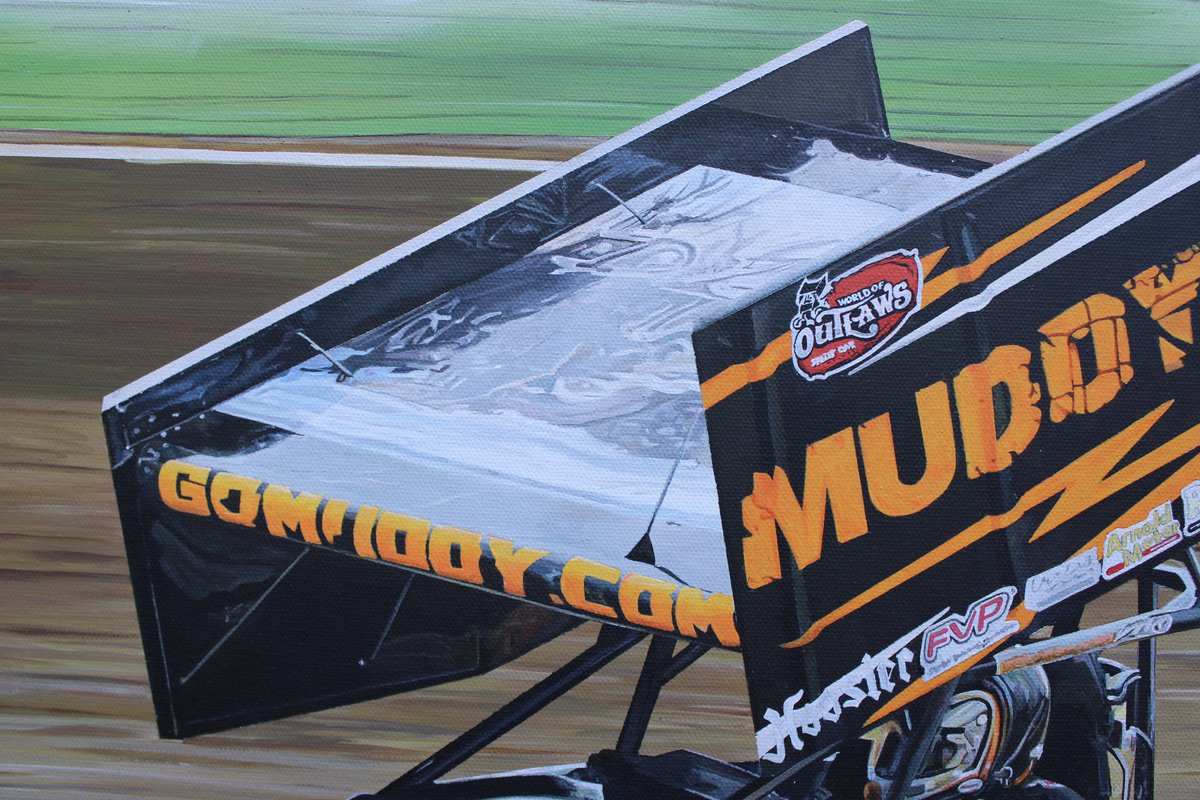 Excited to share the latest addition to the <a href="/BigGameMotorspt/">Big Game Motorsports</a> series, Danny Lasoski! 

This one turned out nice and smoooooth, I’m a big fan and I hope you are too! The simplicity of this car is 🤌🏻

Prints available now:
annikakoserart.com/product/danny-…