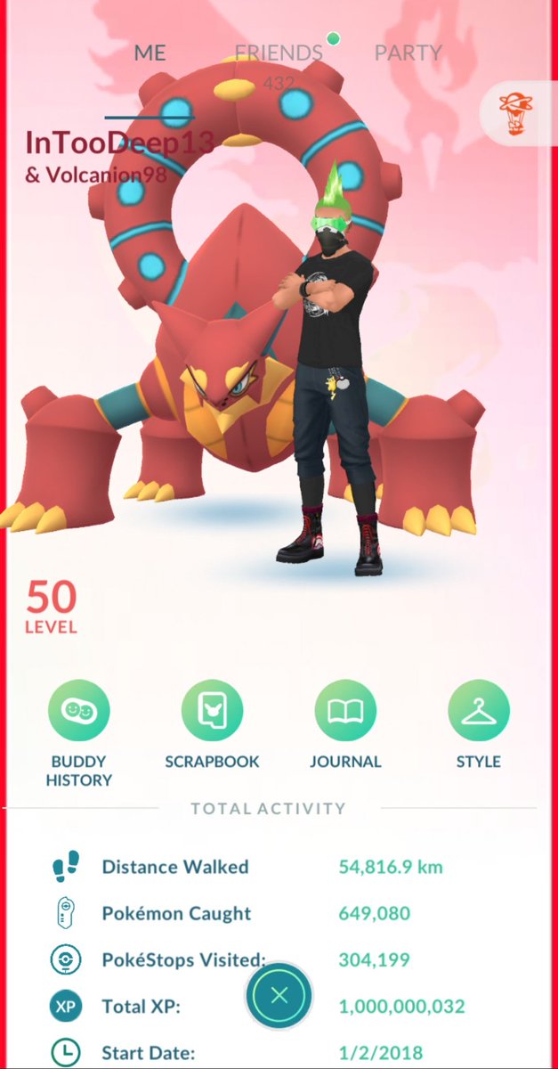 1InTooDeep's tweet image. 1B XP achieved in #PokemonGO
Took a crazy event to get this done. 
 #pokemongomaxfinale 
Not sure if I will be maxing out my 11/13/14 Eternatus. 
Thank you to all my friends that made this possible. You all are amazing trainers👊