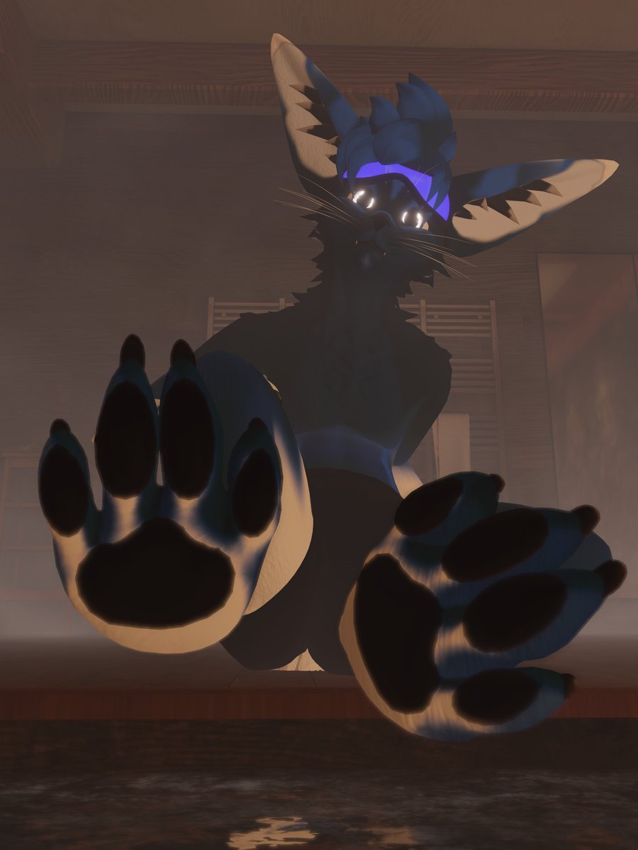 Sunset_7925's tweet photo. For the ones who like my paw content: You see me in a spa, what do you do. You might just need to rub and massage my tired paws after a long day. Don't be shy, I know you want to rub them, so how about you massage then or do anything you want to them. https://t.co/MdgoydzFcz