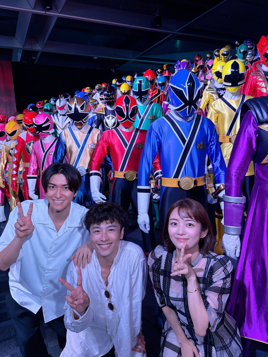 おはようございます⚔️

全スーパー戦隊展 
シンケンメンバーと行ってきました☺︎

50年の歴史が詰まっていて圧巻でしたよ。

愛され続ける作品に携わることができて
本当に幸せ者です♡

侍戦隊永遠♾️

#全スーパー戦隊展 
#シンケンジャー