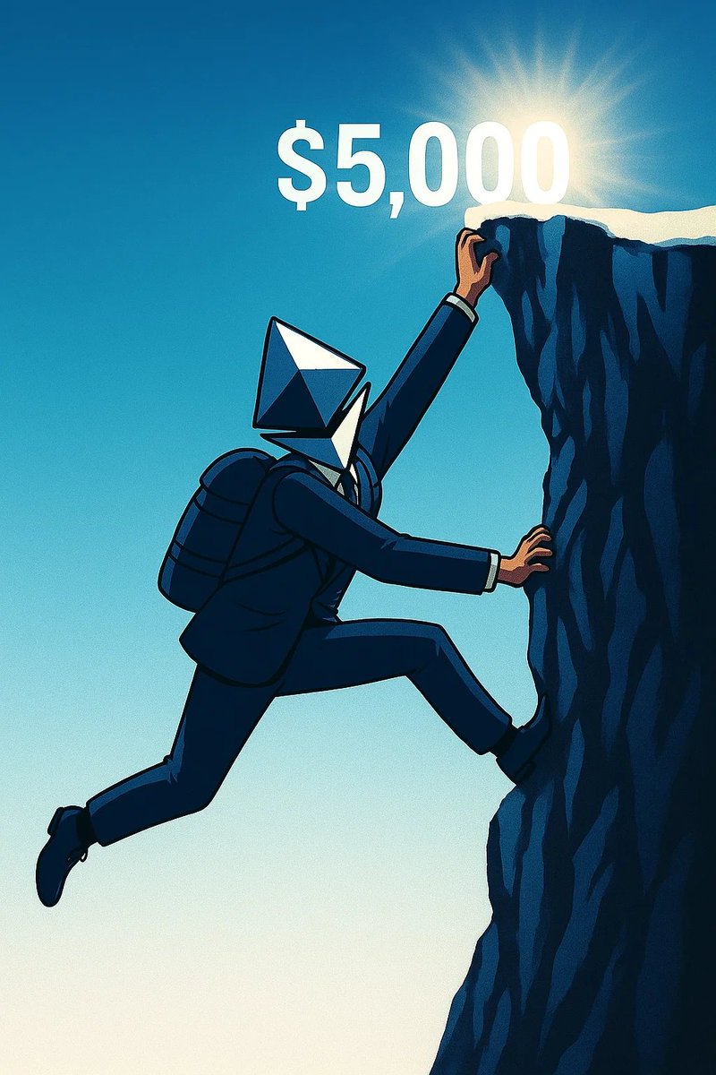 ⚡️ $ETH is climbing the mountain to $5,000…

The question isn’t if, it’s when. 🚀

Are you ready for liftoff?