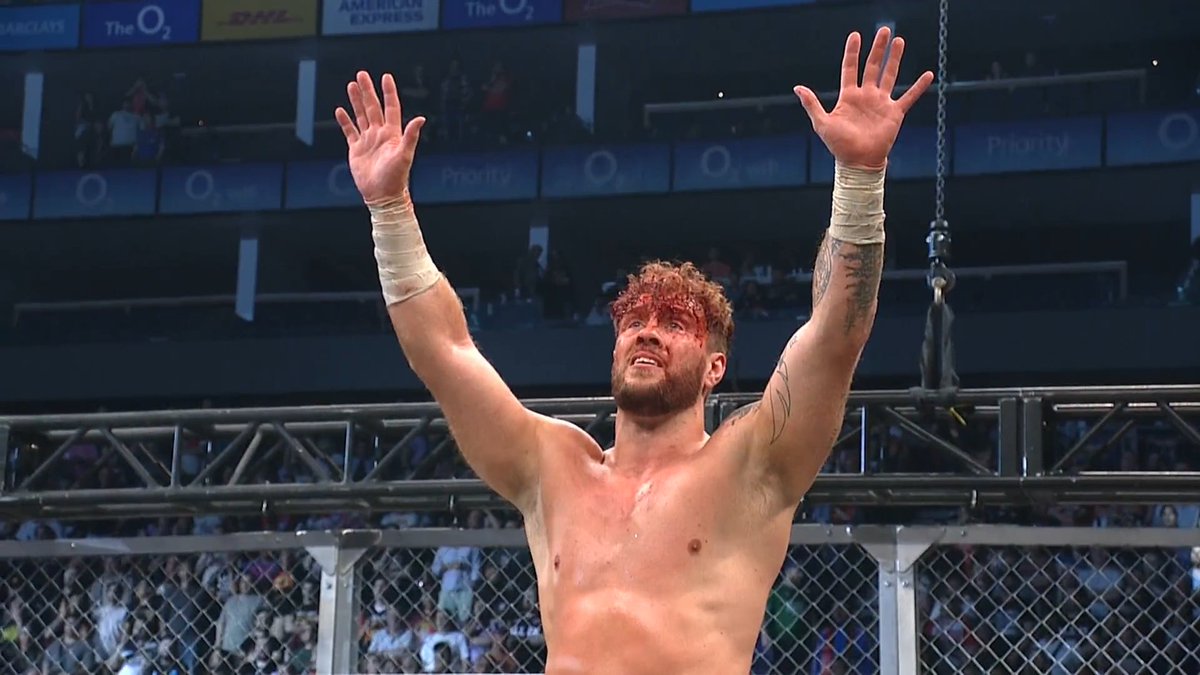 AEW's tweet image. Moments Before Disaster