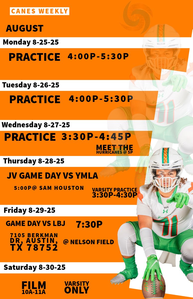 Hurricane Football tweet media