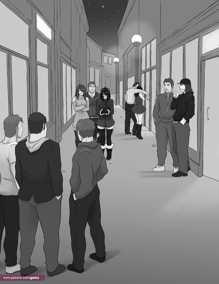 GeeUComics's tweet photo. Being made to ask for directions, while dressed like this... Yuki had to do what Master told her no matter what. 
https://t.co/aNr4qd5Oow Come see why Yuki was made to ask for directions ;) https://t.co/TzJiFa7XXe