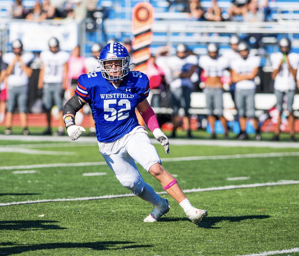 T minus 4 days till my senior season starts. Had an amazing summer camp with <a href="/BlueWestfield/">Westfield Blue Devil Football</a>  and was graciously named co-captain along side <a href="/connorwhelan26/">Connor Whelan</a>. Super pumped up about this season and ready to show NJ what I’ve got.