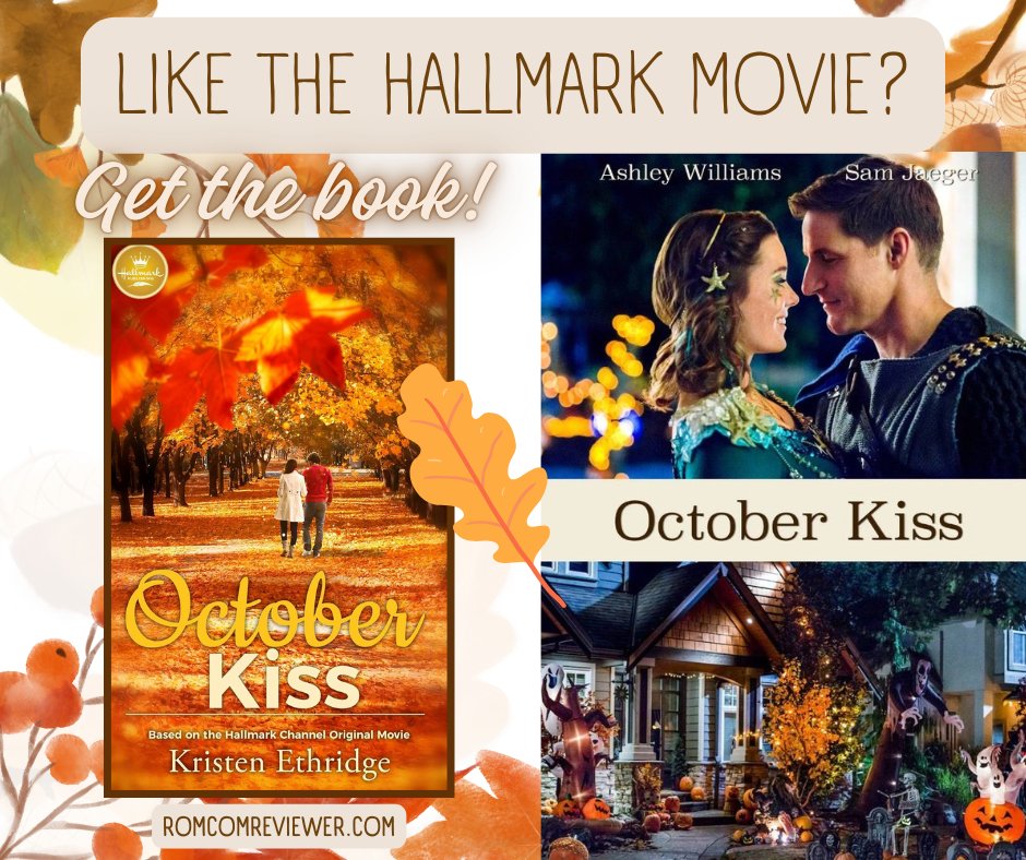 RomComReview1's tweet image. #OctoberKiss is fall-favorite among Hallmark enthusiasts!  The book was written based on the movie when it's usually the other way around!

BUY BOOK:  amzn.to/41jbvIy

BUY THE DVD:  amzn.to/4oPg0V1

#FallMovies #BooksBasedOnMovies #HallmarkFallMovies
