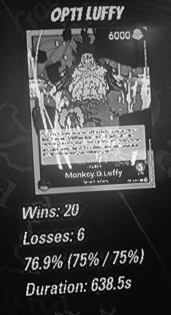 Working hard to bring the boy back to the top!

#onepiecetcg #OPTCG